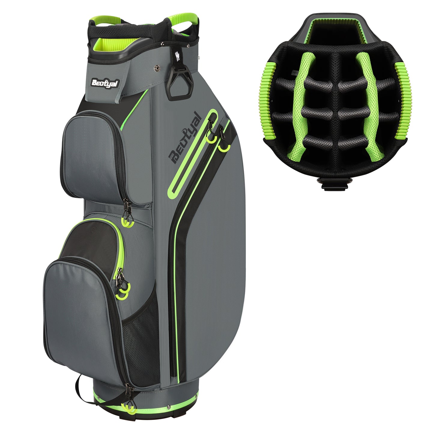 15-Way Golf Cart Bag with Cooler & Rain Cover – Lightweight for Men & Women