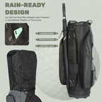 15-Way Golf Cart Bag with Cooler, Handles, Rain Cover & Divider System