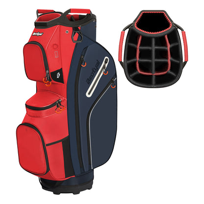 15-Way Golf Cart Bag with Cooler, Handles, Rain Cover & Divider System