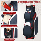 15-Way Golf Cart Bag with Cooler & Rain Cover – Lightweight for Men & Women