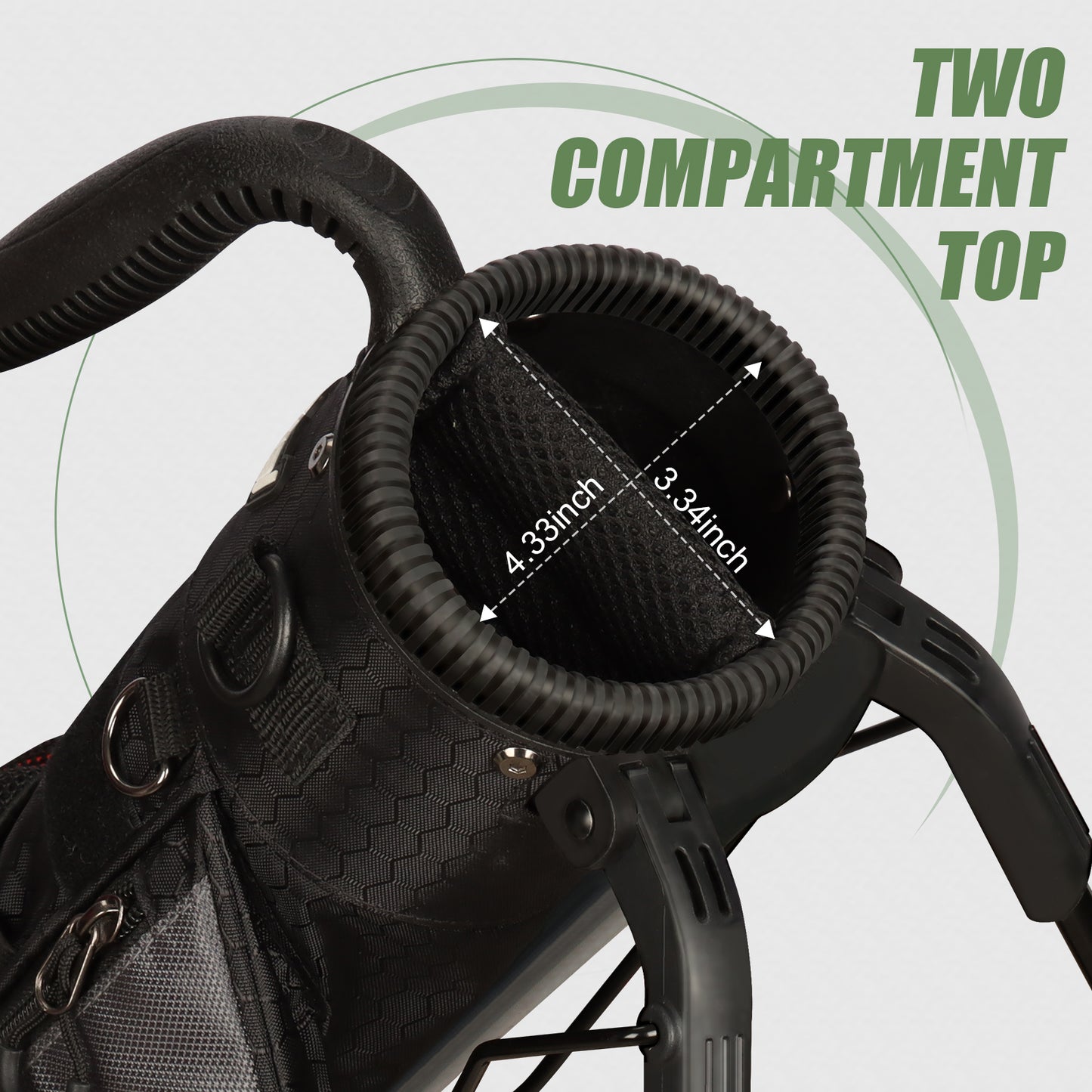 Lightweight Golf Stand Bag – Portable Par 3 Carry Bag with Shoulder Strap