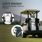 15-Way Golf Cart Bag with Cooler, Handles, Rain Cover & Divider System
