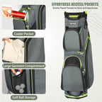 15-Way Golf Cart Bag with Cooler & Rain Cover – Lightweight for Men & Women