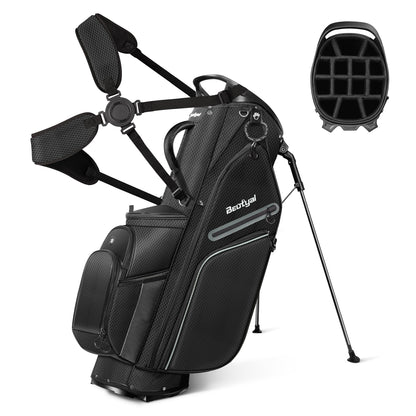 14 Way Golf Stand Bag, Full Length Divider Lightweight Golf Bag