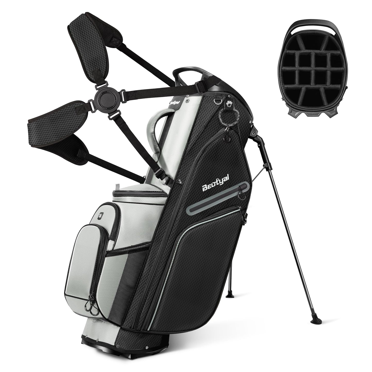 14 Way Golf Stand Bag, Full Length Divider Lightweight Golf Bag