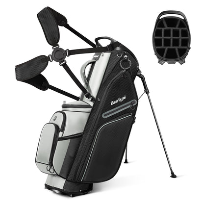 14 Way Golf Stand Bag, Full Length Divider Lightweight Golf Bag