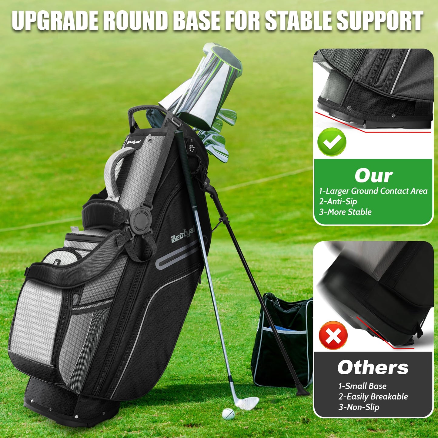 14 Way Golf Stand Bag, Full Length Divider Lightweight Golf Bag