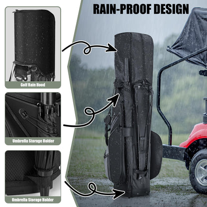 14 Way Golf Stand Bag, Full Length Divider Lightweight Golf Bag